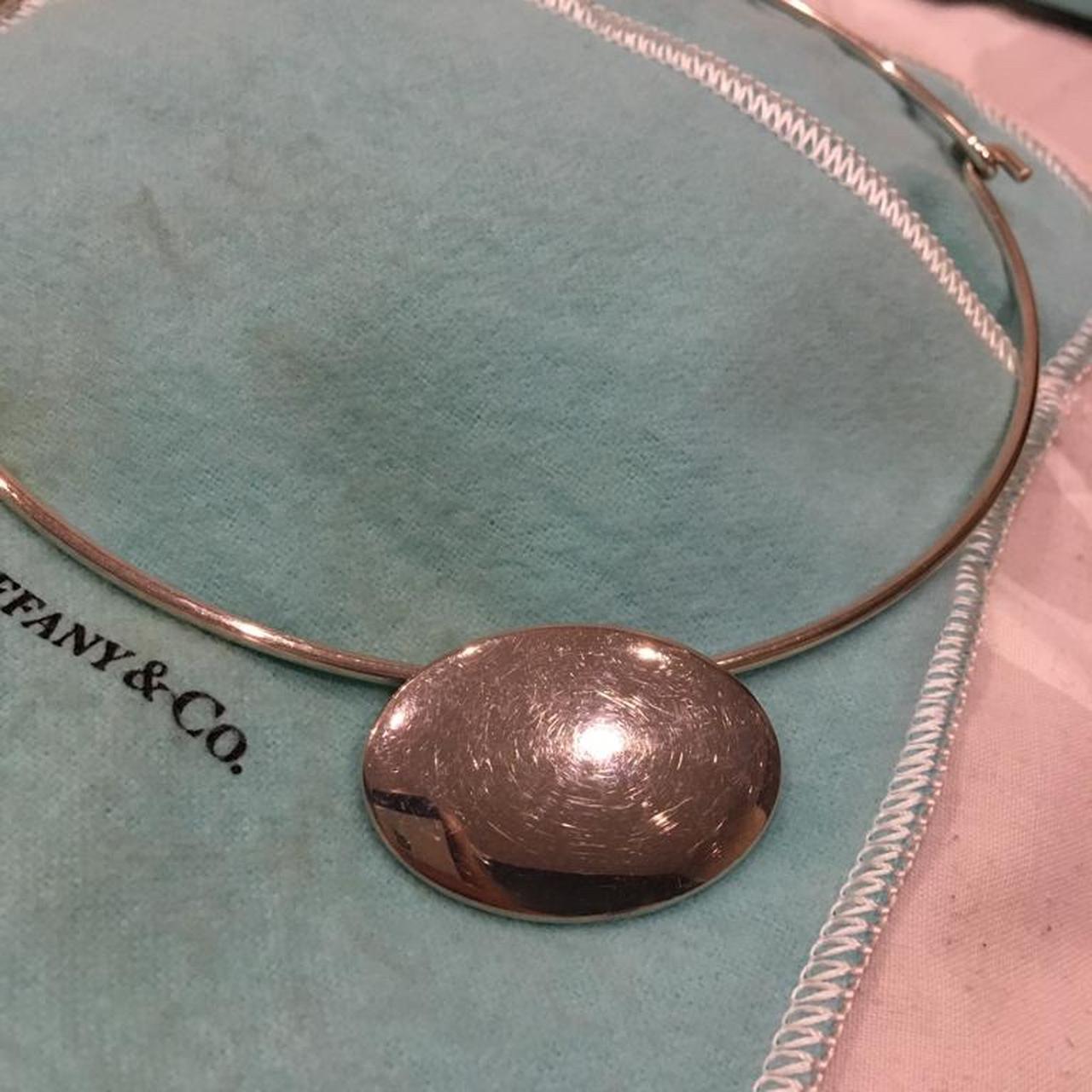 tiffany oval id necklace