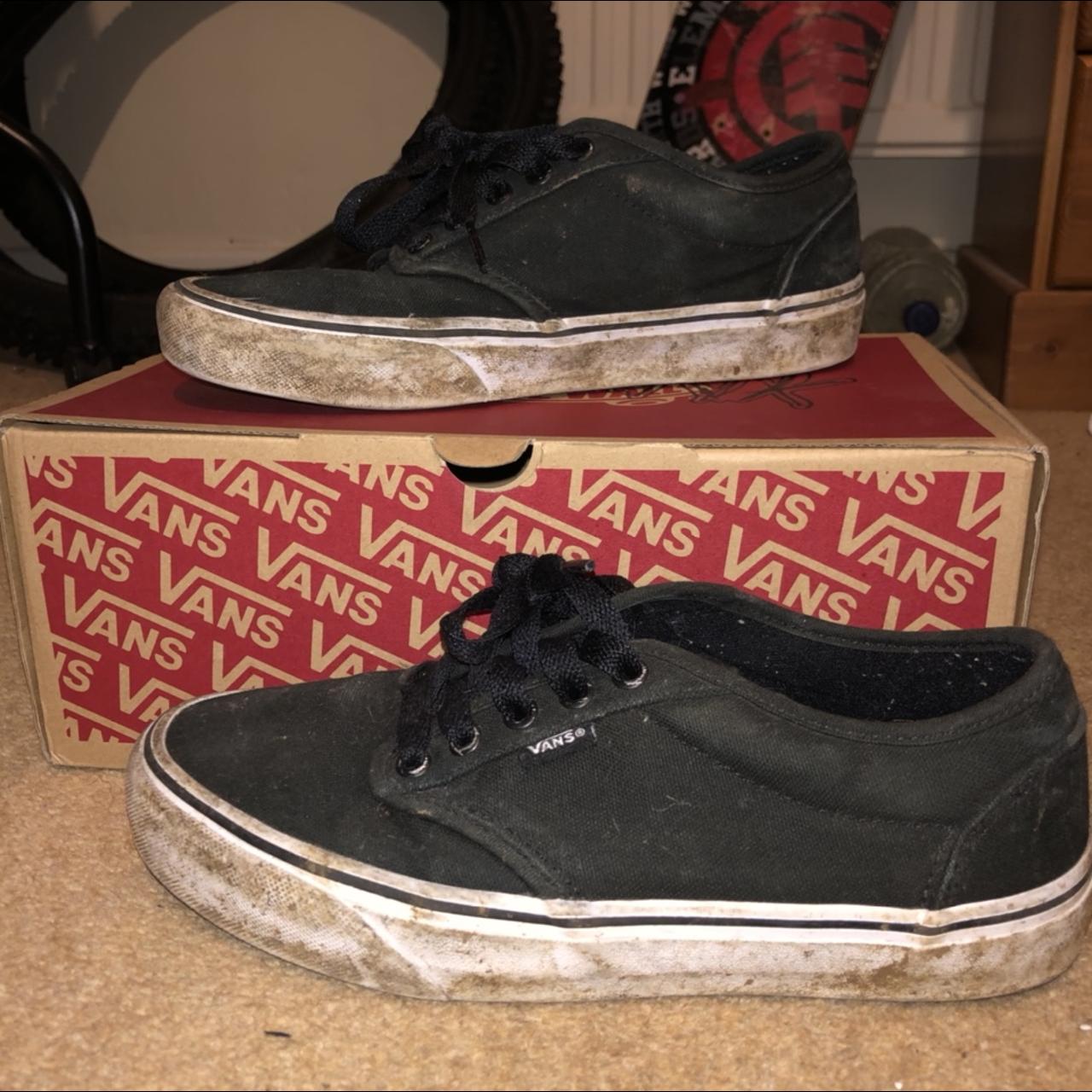 Black vans Atwood skate shoes Not skated in, and... Depop