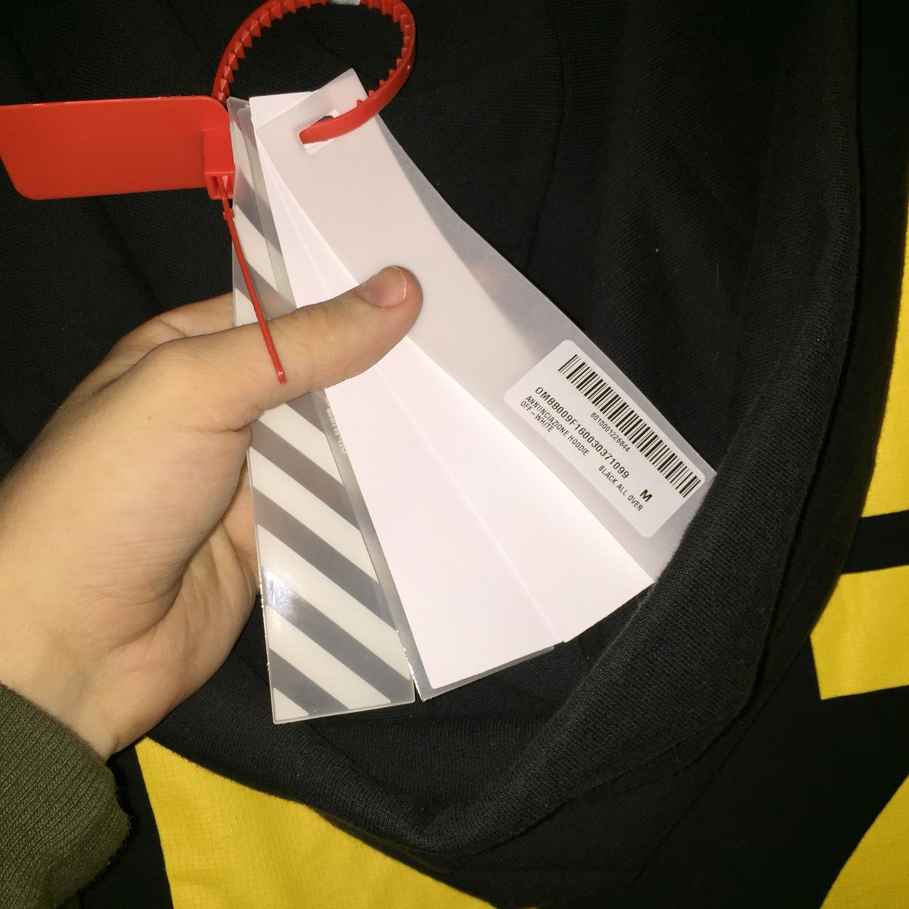 Off white cheap tag hoodie