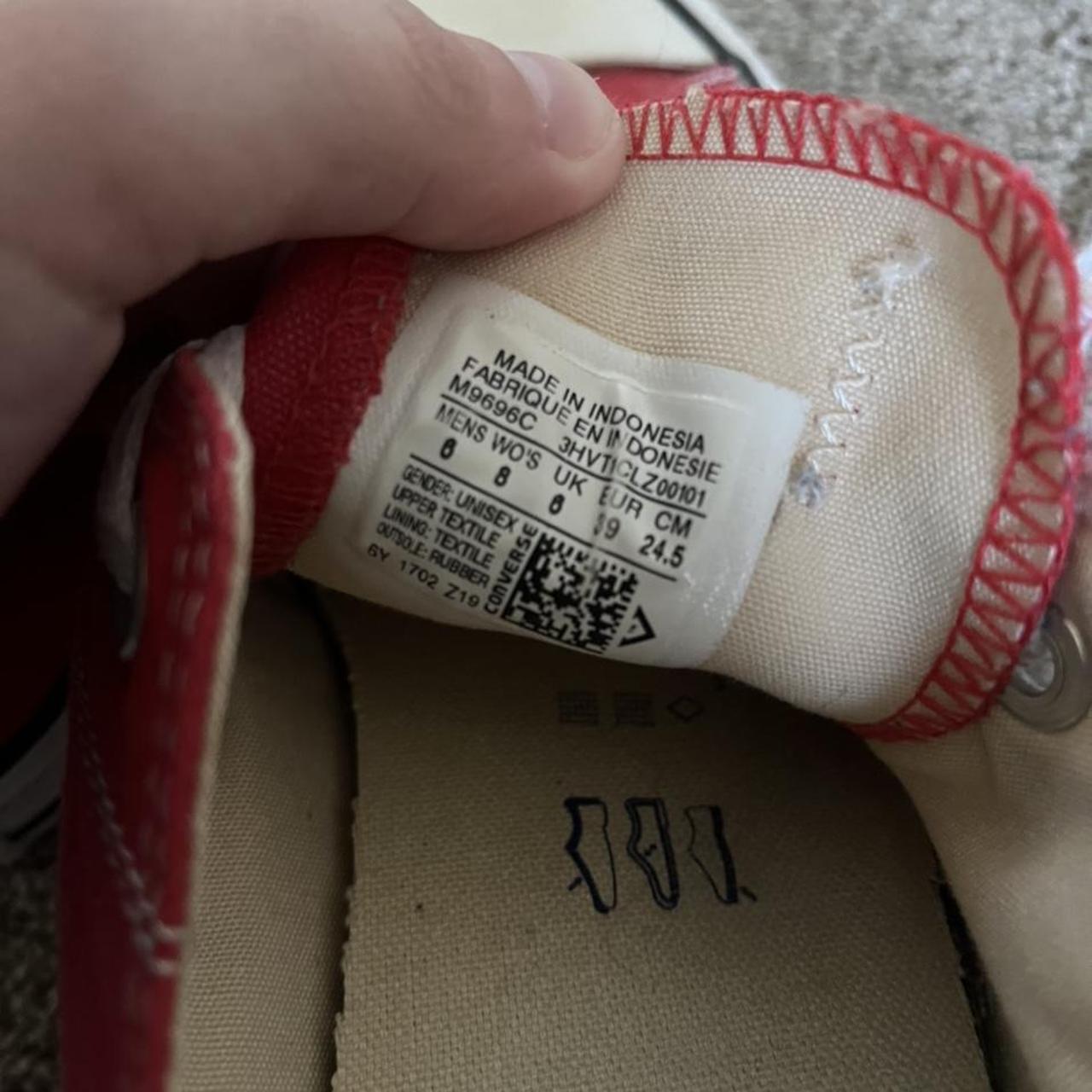 all red converse womens