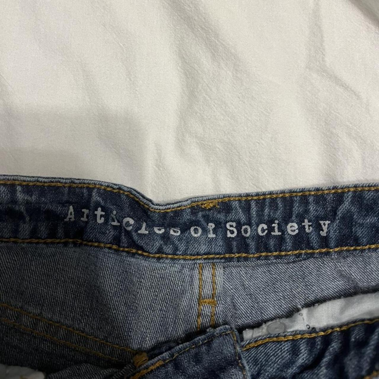 Articles of Society Women's Blue and Navy Shorts (4)