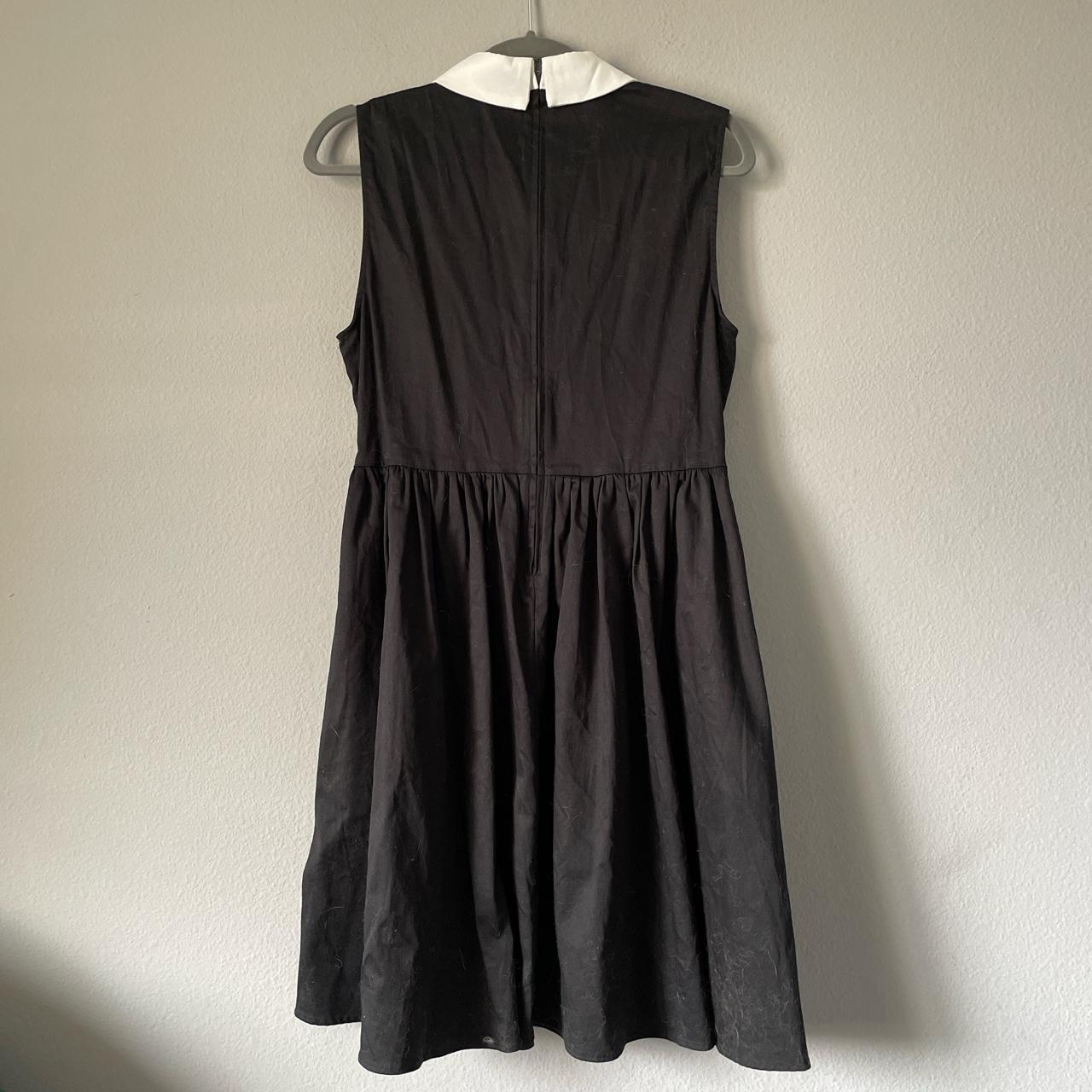 HOT TOPIC WEDNESDAY ADDAMS COLLAR DRESS, thought I... - Depop