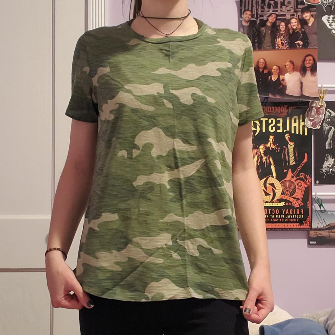 old navy camouflage shirt