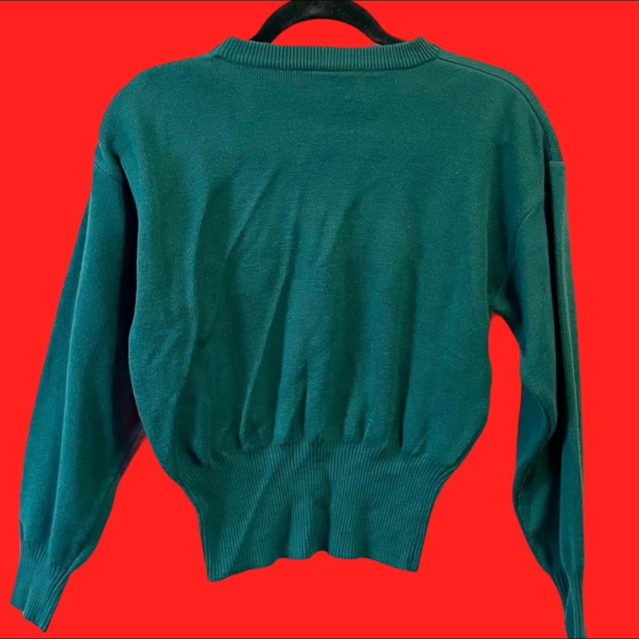 Product Image 4 - Vintage Embroidered Flower Tapered Sweater,