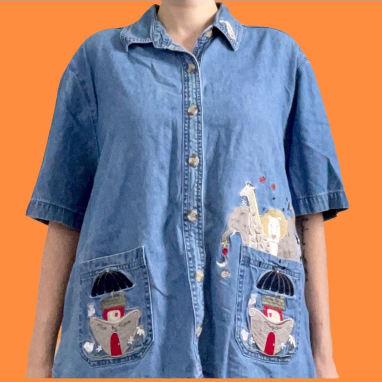 American Vintage Women's Blue Blouse