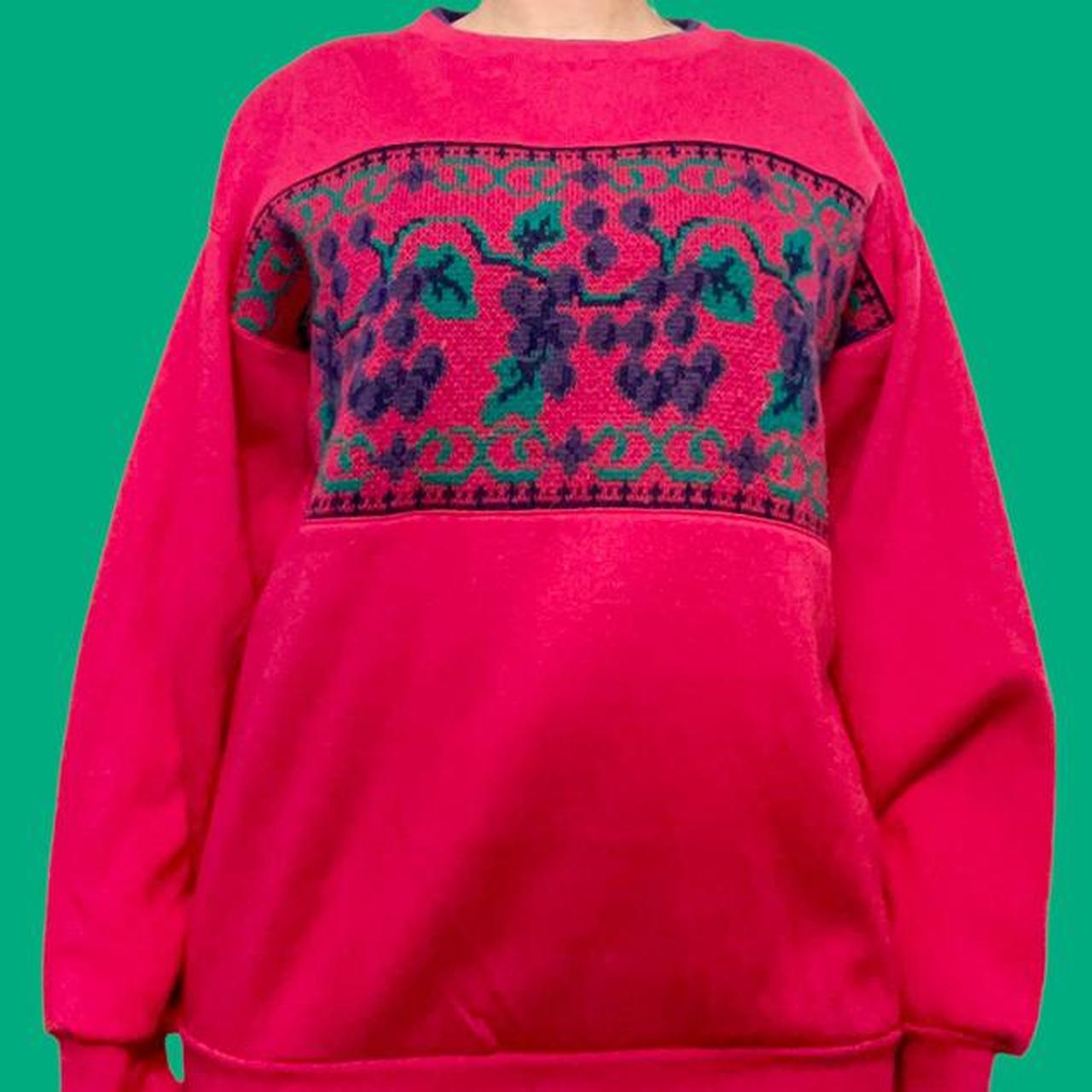 Product Image 2 - Vintage 90s Grapevine Knit Sweatshirt,