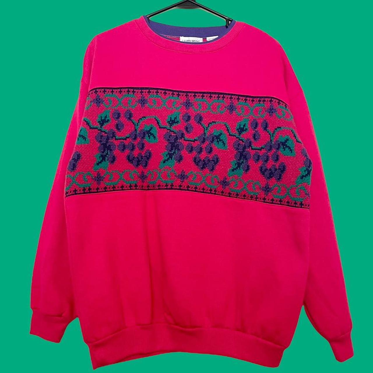 Product Image 1 - Vintage 90s Grapevine Knit Sweatshirt,