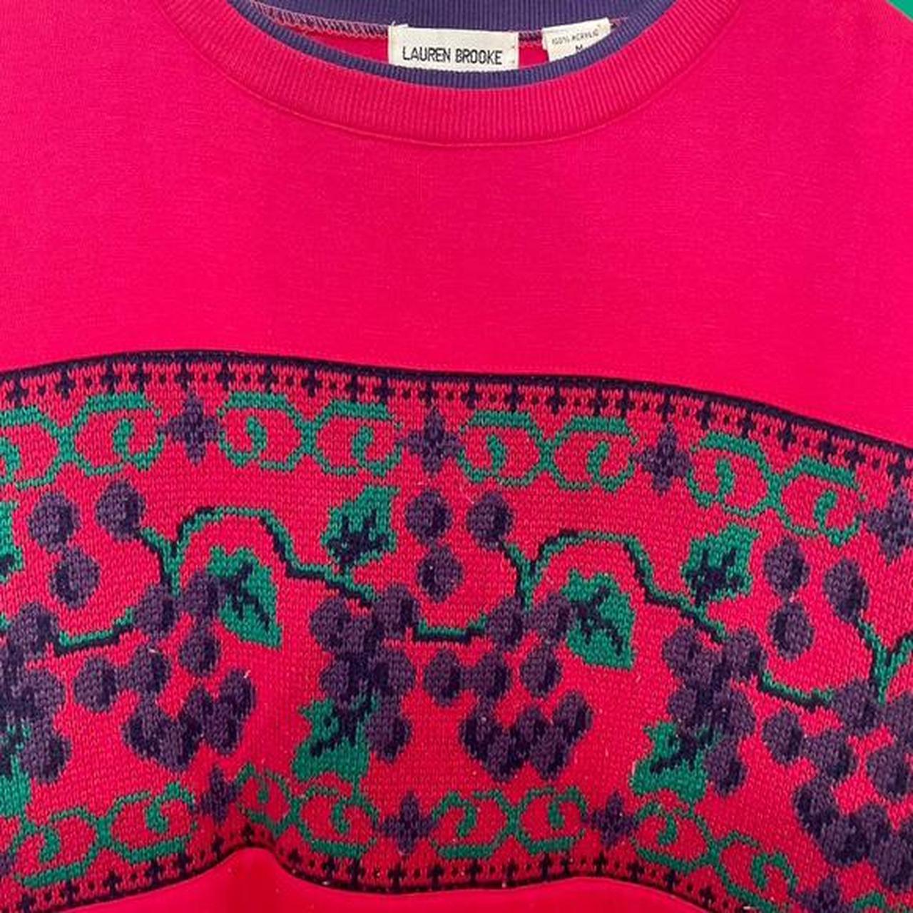 Product Image 3 - Vintage 90s Grapevine Knit Sweatshirt,