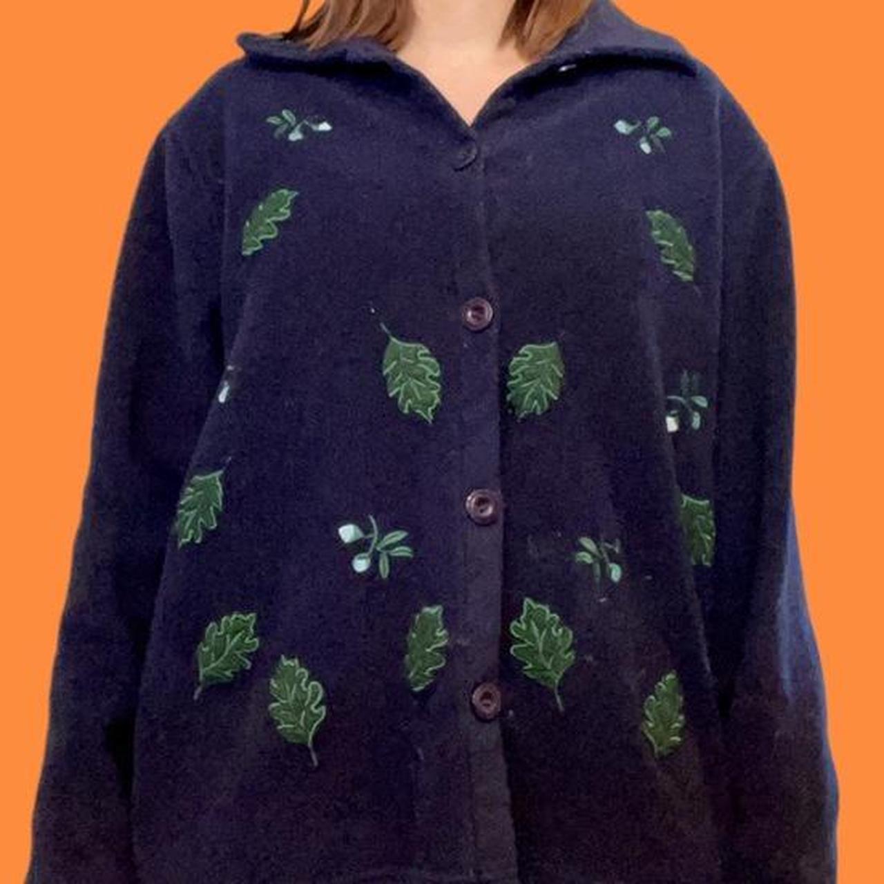 American Vintage Women's Blue and Green Jumper