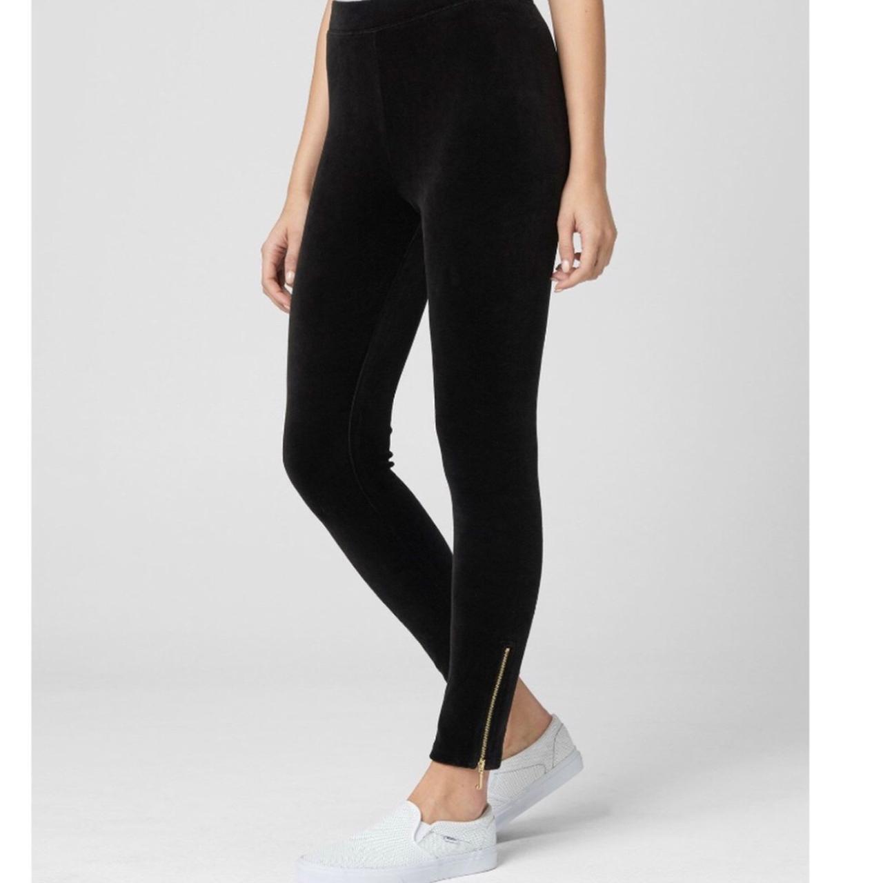 BRAND NEW Juicy Couture Black velour leggings with