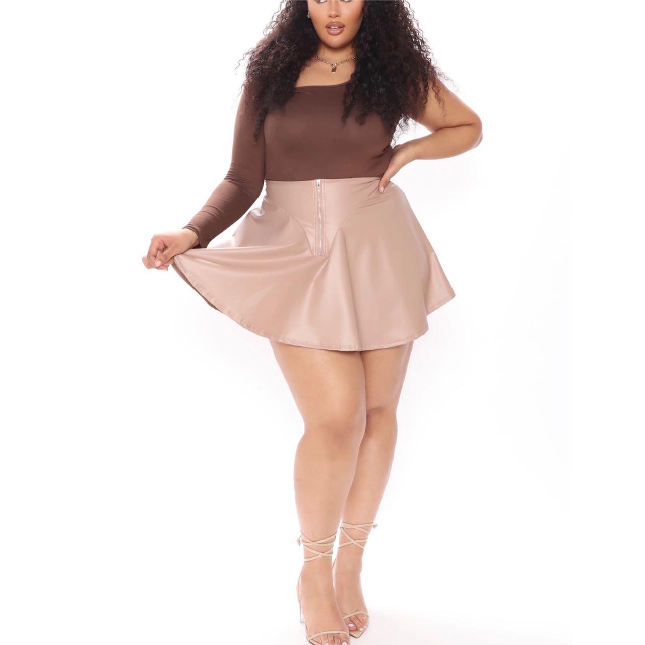 Fashion Nova Women's Cream Skirt (2)