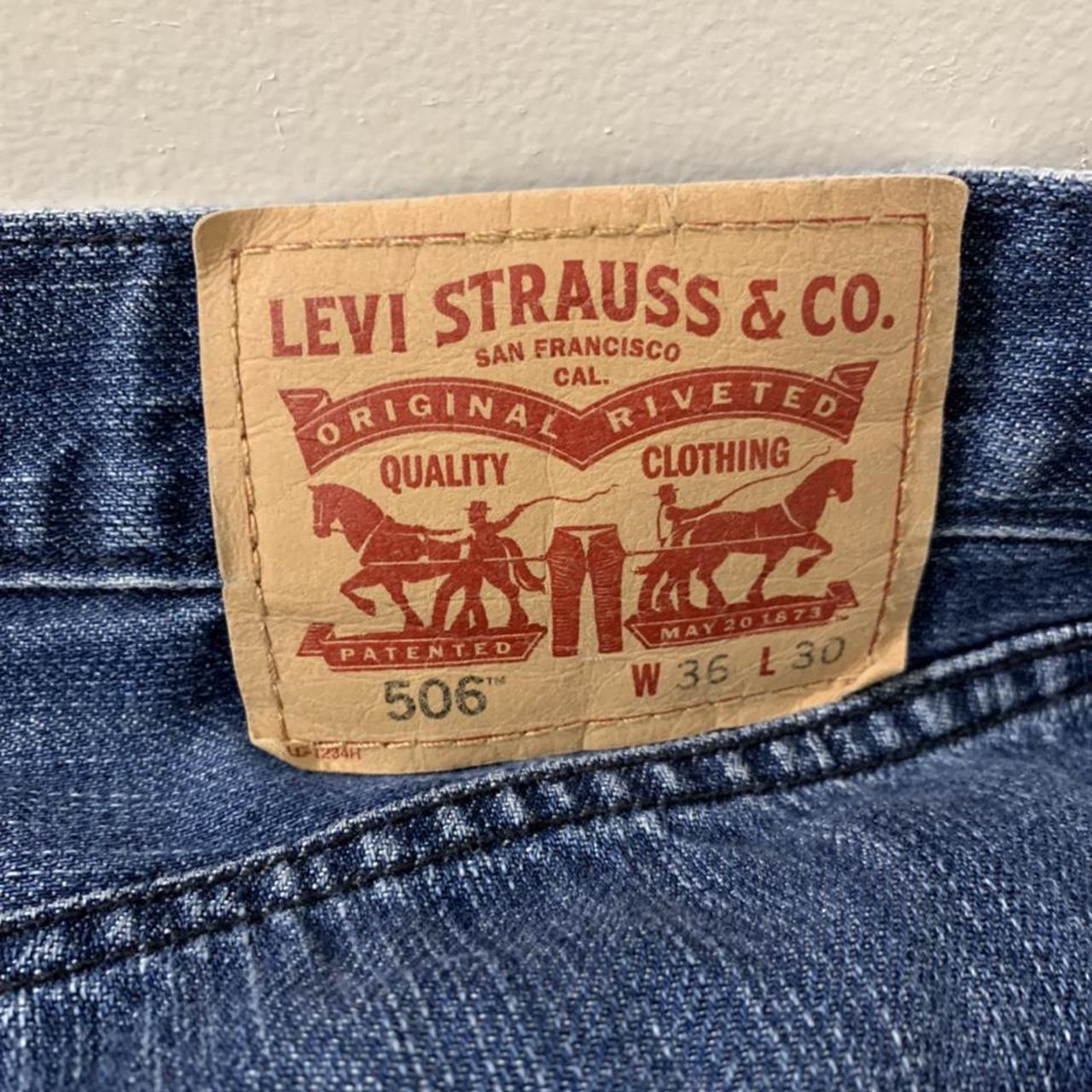 Levi 506 denim jeans Size: 36 waist, 30 length. I’m... - Depop