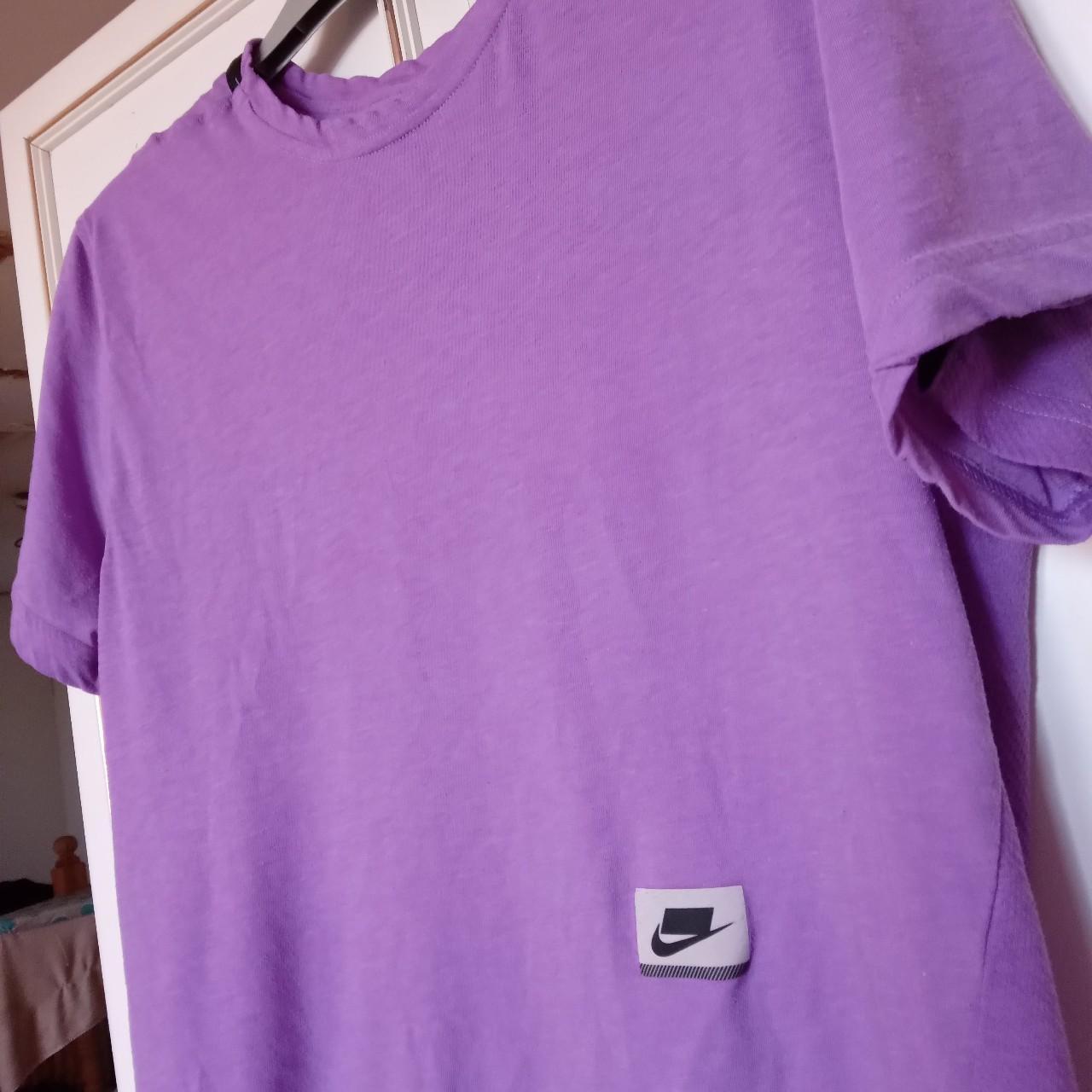 mens purple dri fit shirt