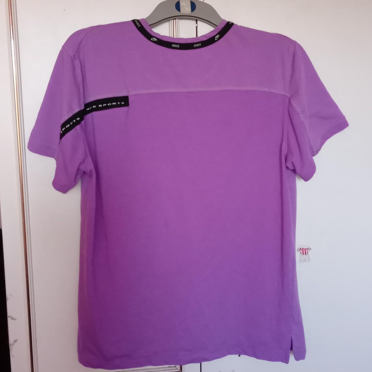 mens purple dri fit shirt