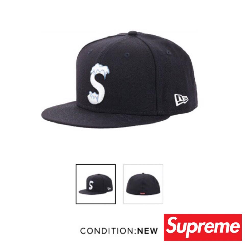 Supreme S Logo New Era Cap Size 8 DEADSTOCK SIZE... - Depop
