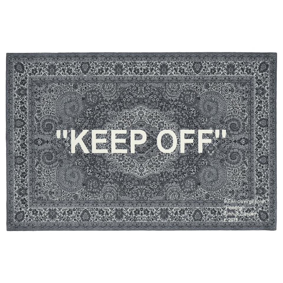 Tappeto Ikea Keep Off Virgil Abloh (Ikea Keep Off - Depop