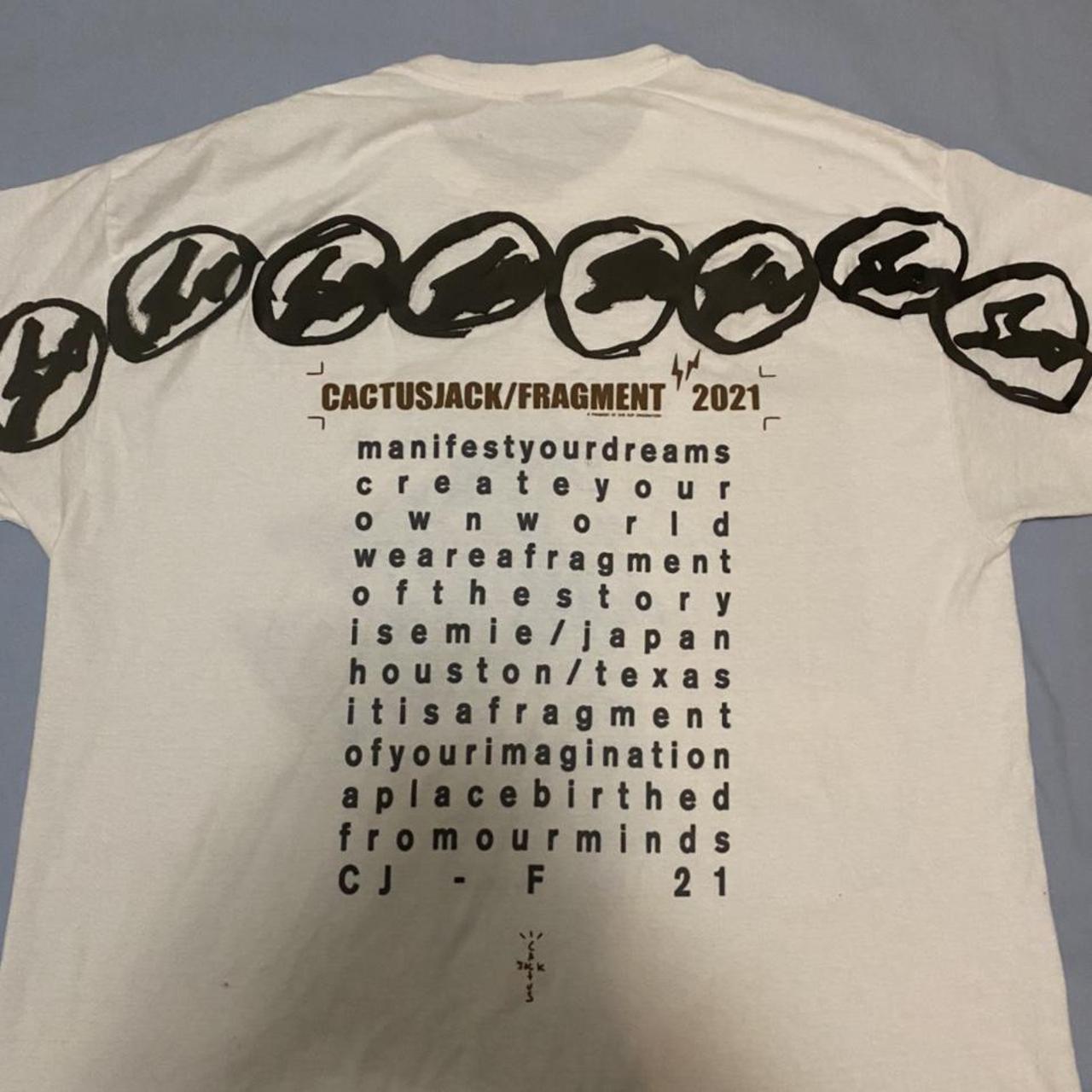 Travis Scott Cactus Jack Fragment Mens Women's T-shirt (Worn Once
