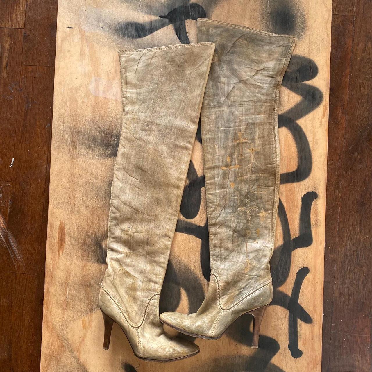 Product Image 1 - ethereally distressed knee/thigh boots by