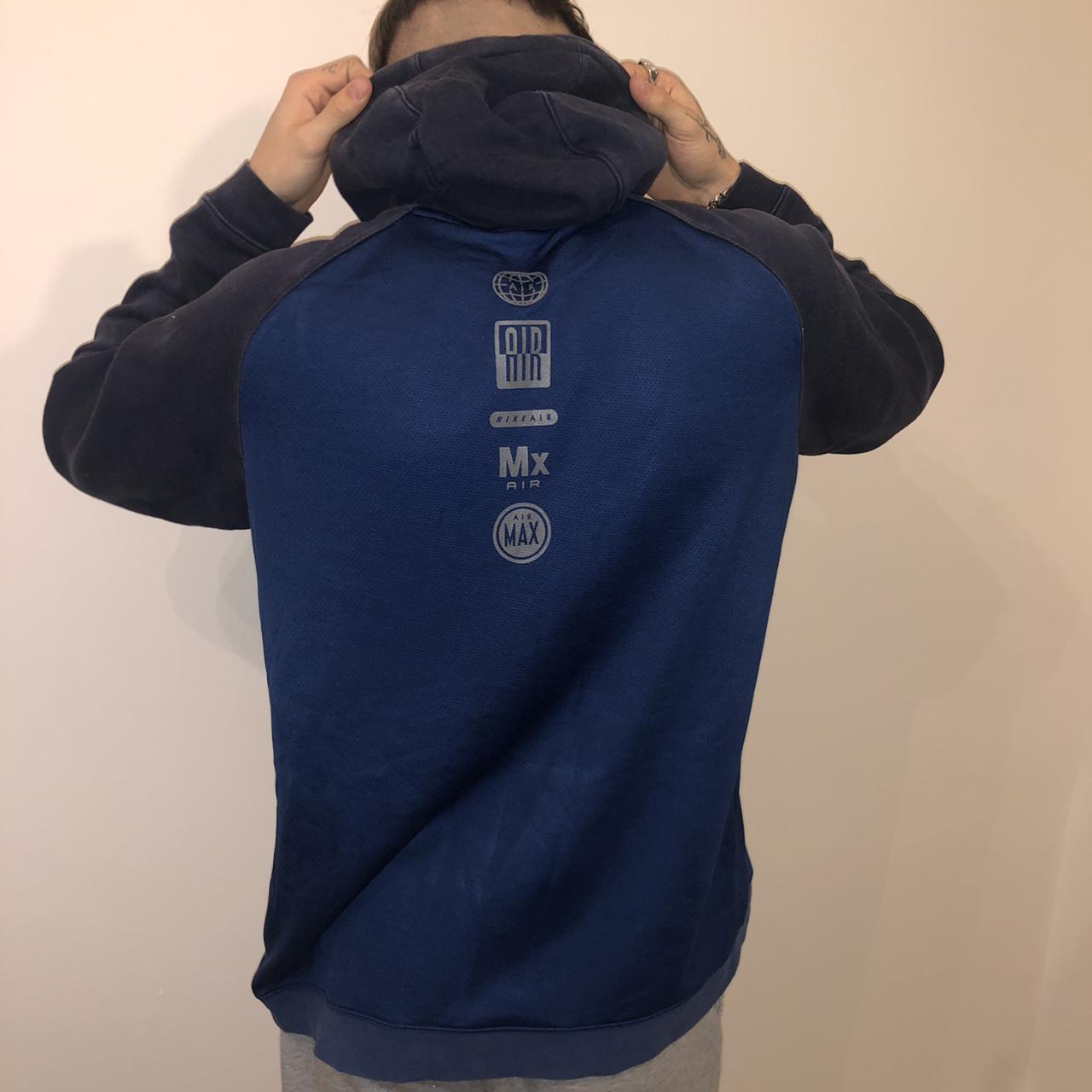 Nike air outlet max blue hoodie