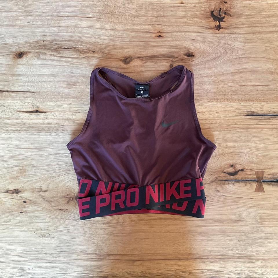 Nike Pro Intertwist Crossover Tights Black Womens - Depop