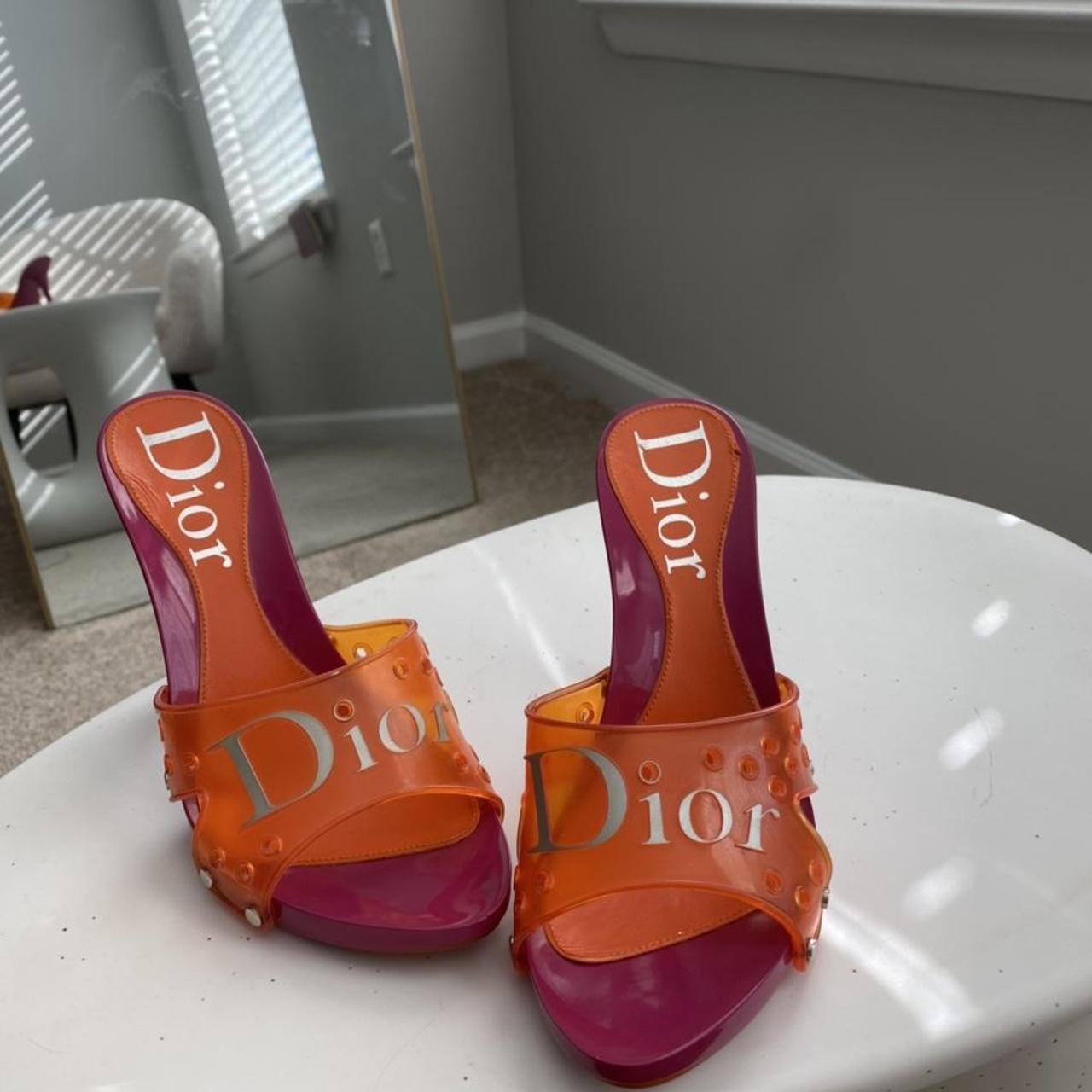 dior jelly heels