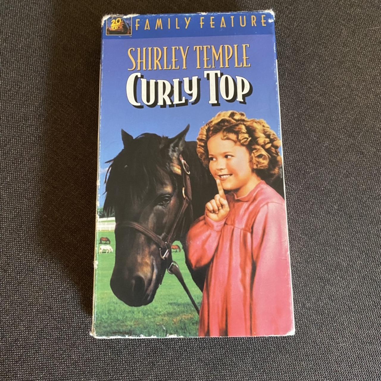 Curly Top Shirley Temple Vhs Tape Shirleytemple Depop