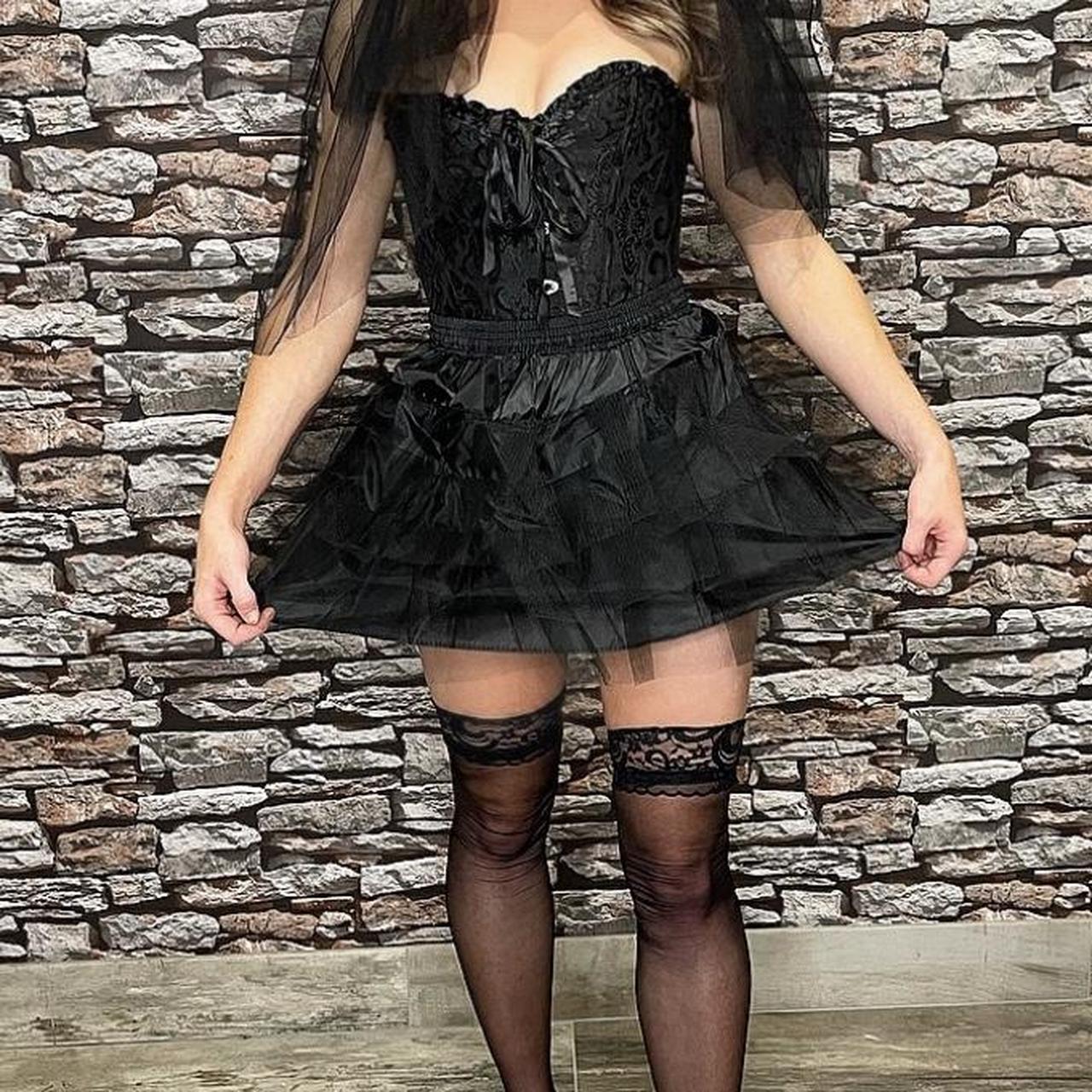 Black tutu, Halloween costume, angel costume, fairy... Depop