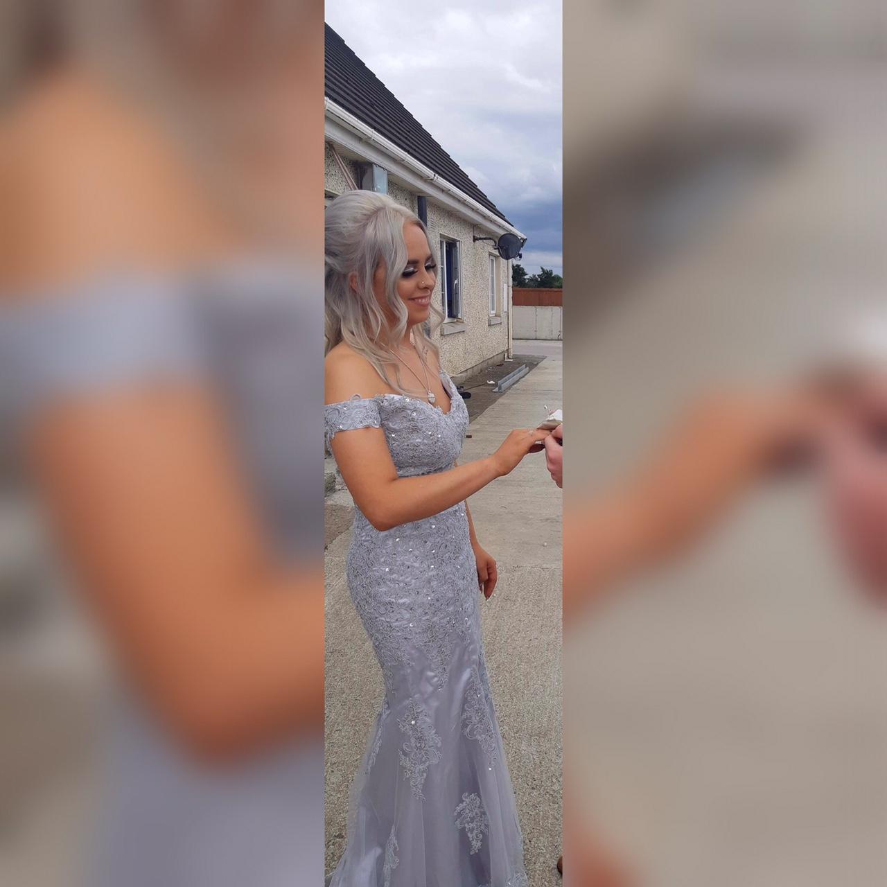 Grey debs dress sale