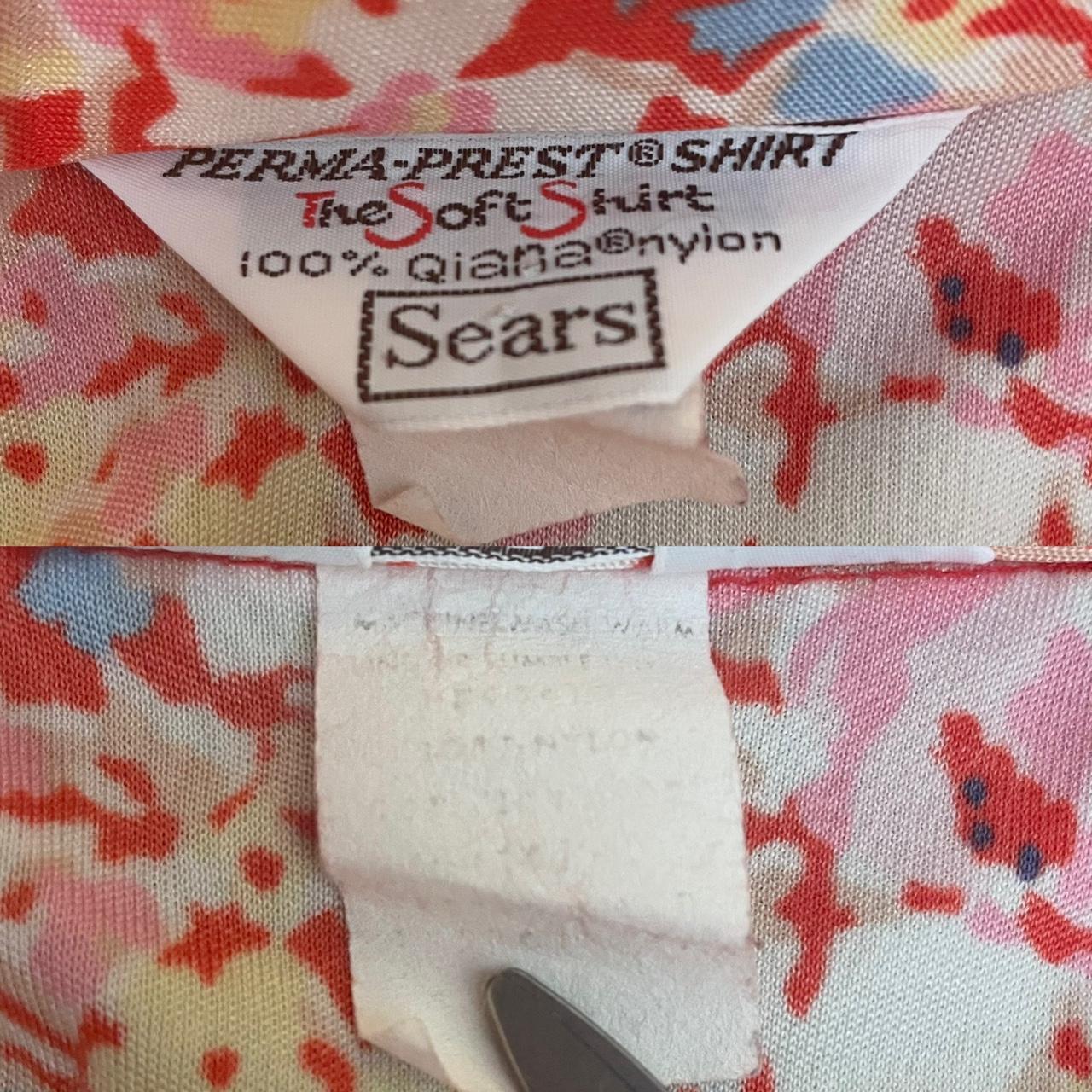 Sears Women's Red and Pink Shirt (4)