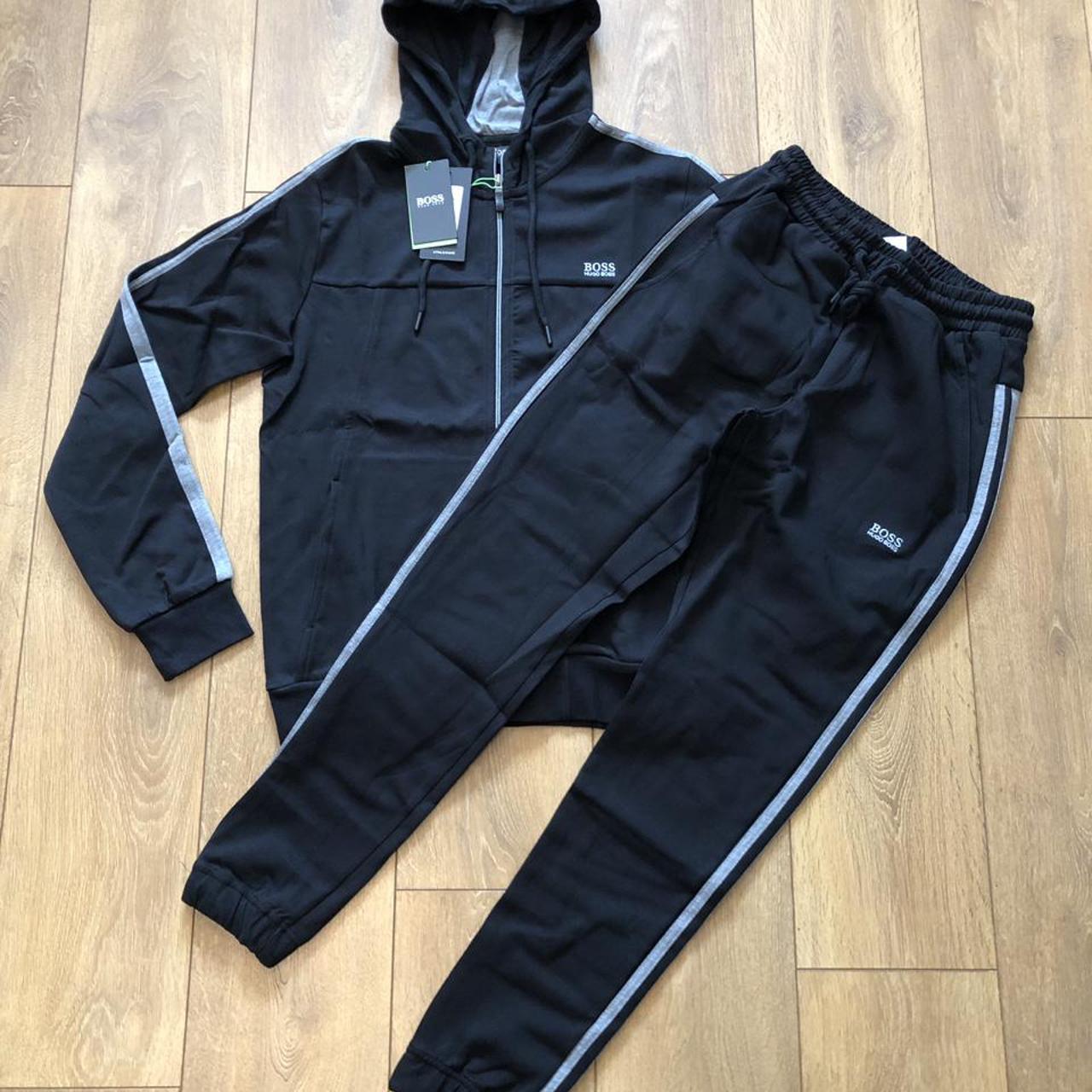 Hugo boss tracksuit Green label... - Depop