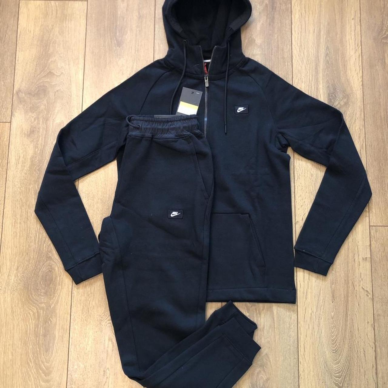 Nike modern tracksuit blue best sale