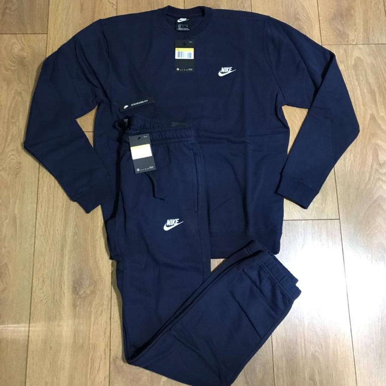 crew neck nike tracksuit