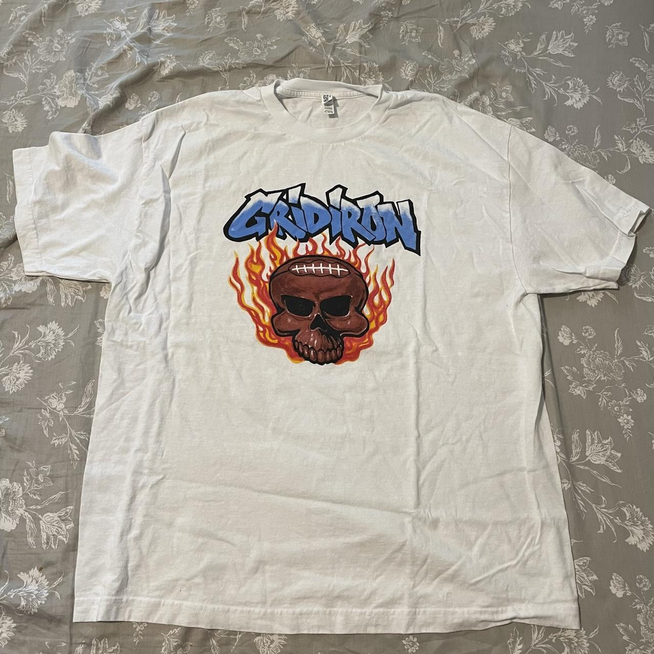 Gridiron tee from record release size XL worn once... - Depop