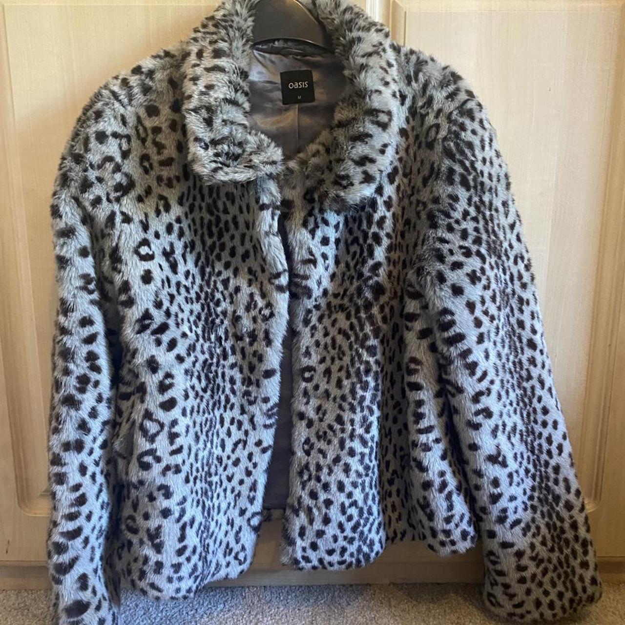 Oasis leopard sale print coat