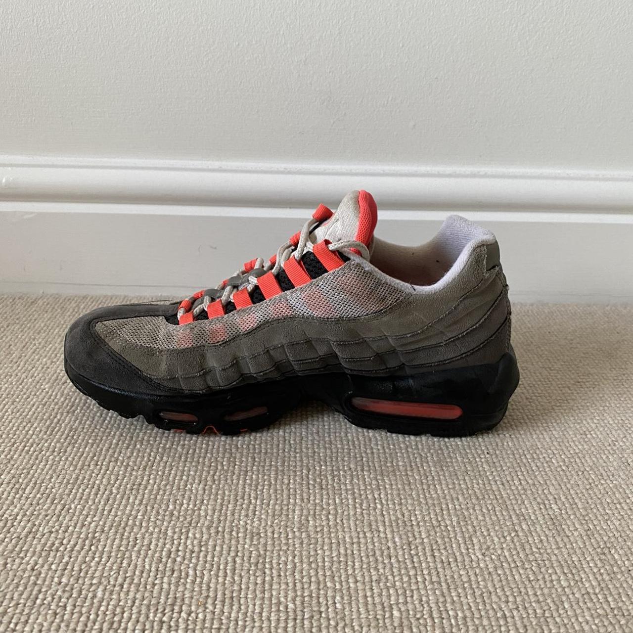 mens nike air max 95 solar red