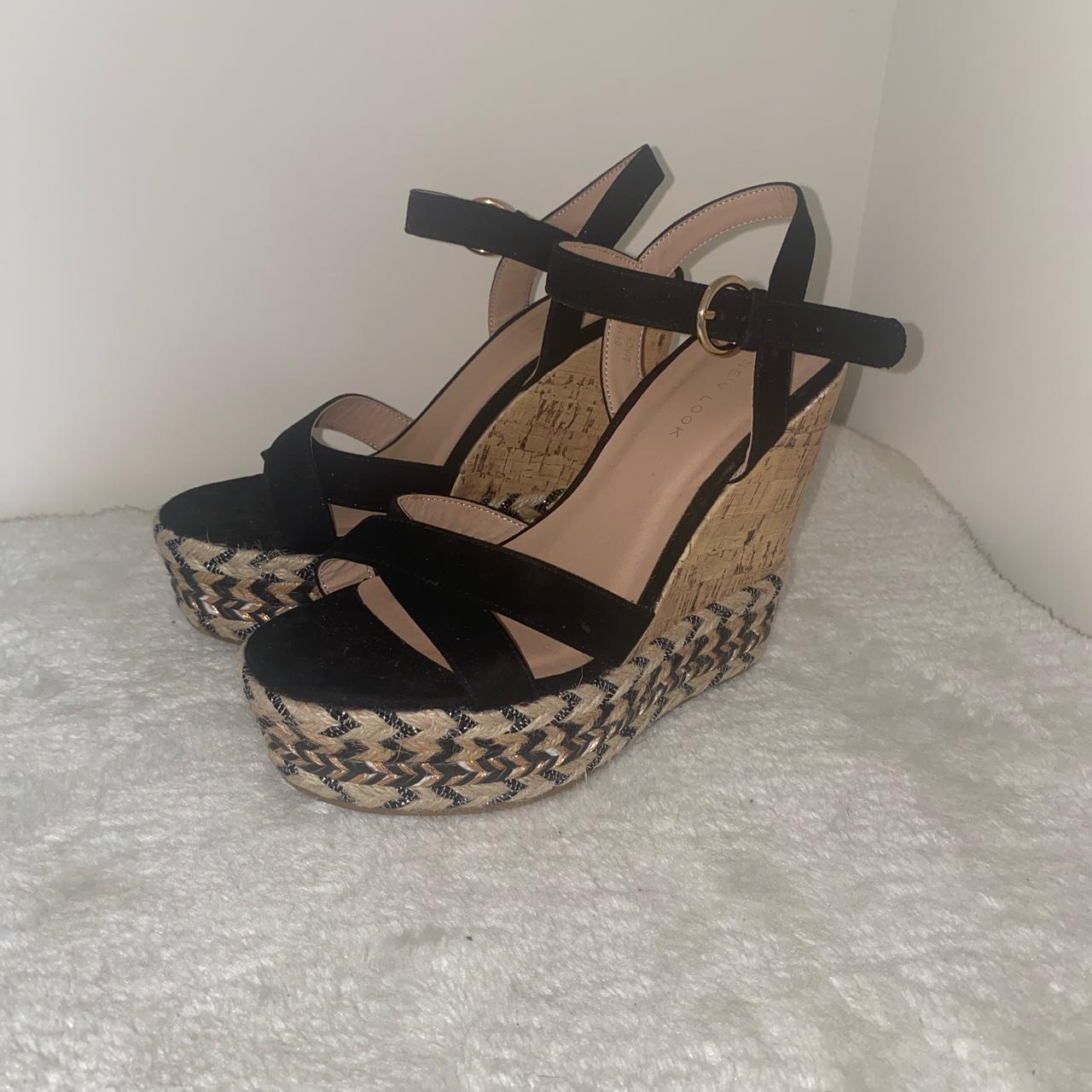 New look Wedges/heels with Aztec print detail - size... - Depop