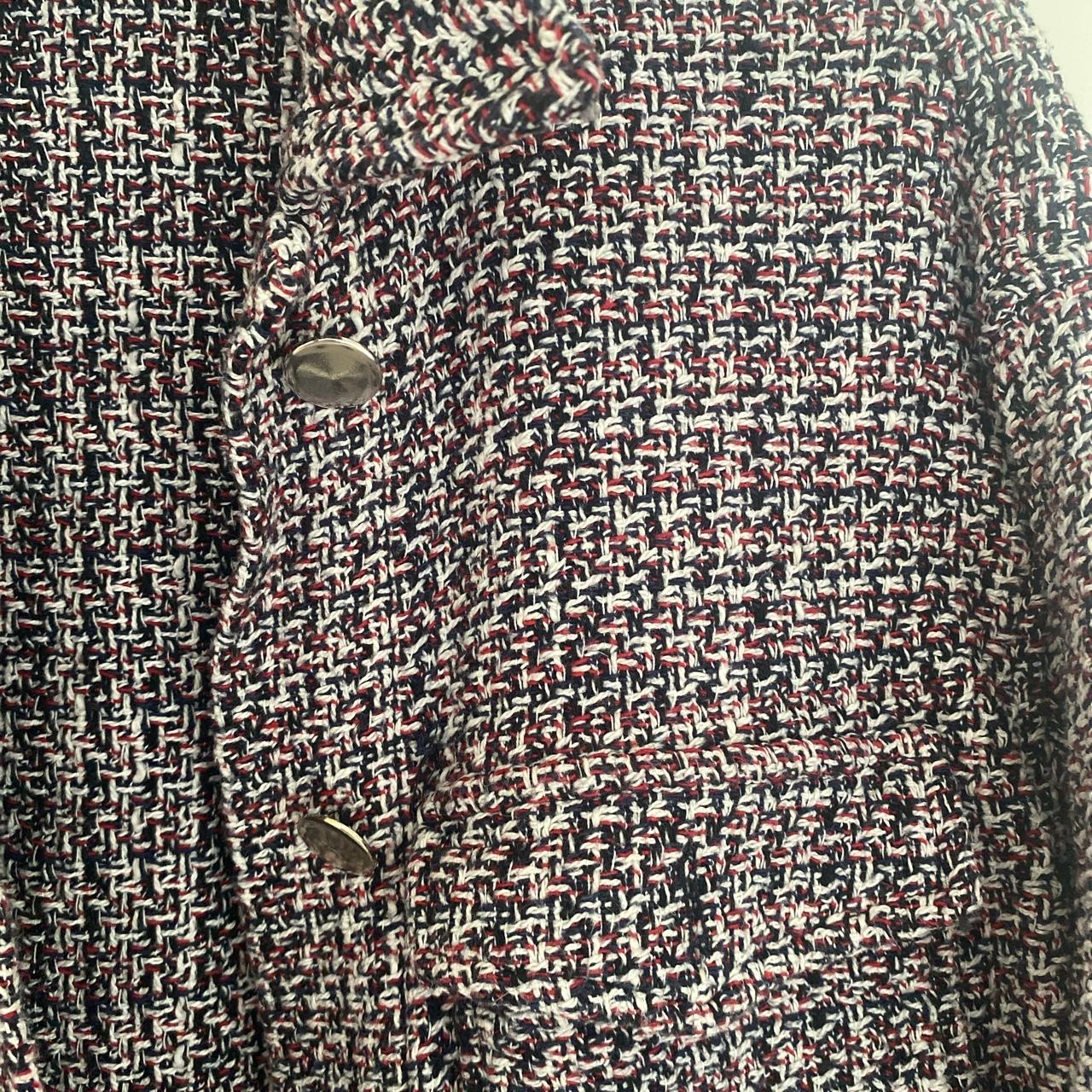 Zara tweed style shacket. Worn but in Excellent - Depop