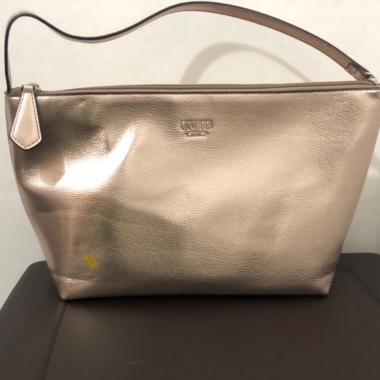 guess rose gold bag
