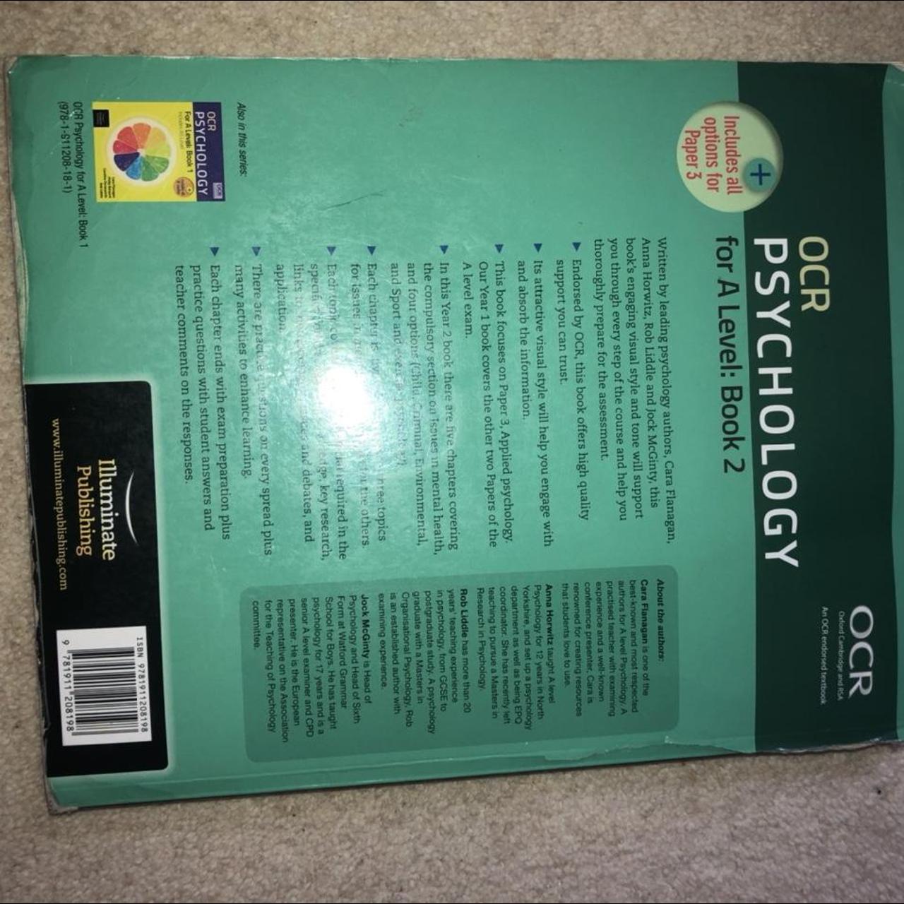 ocr-psychology-a-level-book-2-cara-flanagan-depop