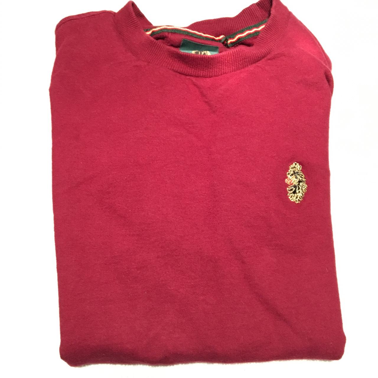 LUKE SPORT maroon/red men's jumper