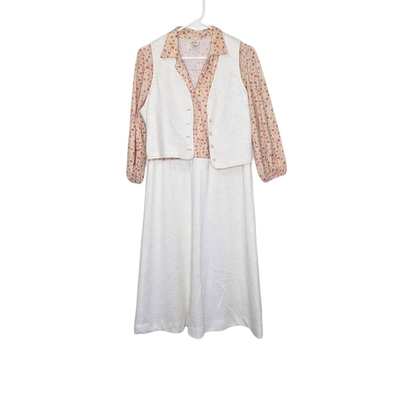 Vintage Union Made 70s Style Secretary Dress Vest... - Depop