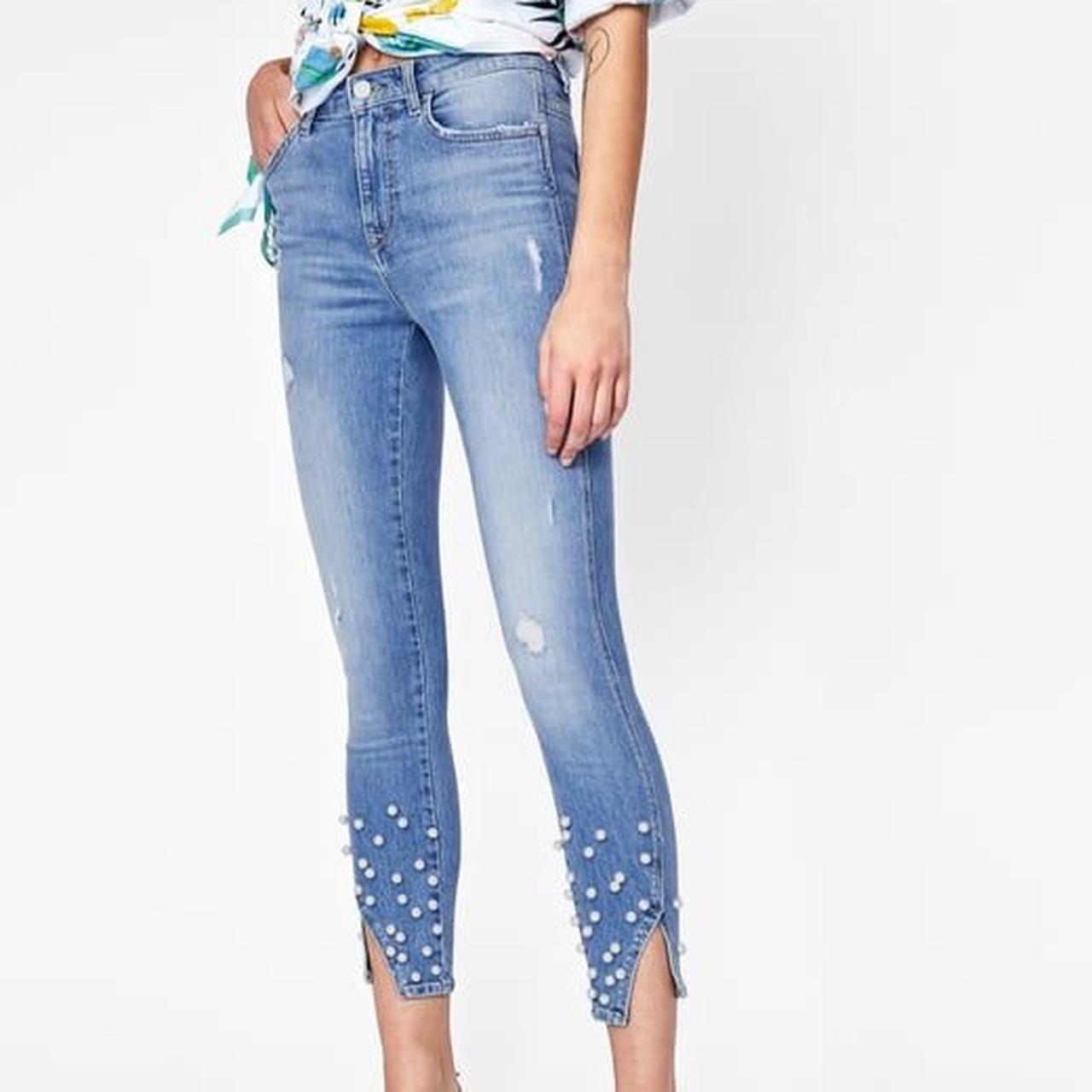 zara diamante jeans