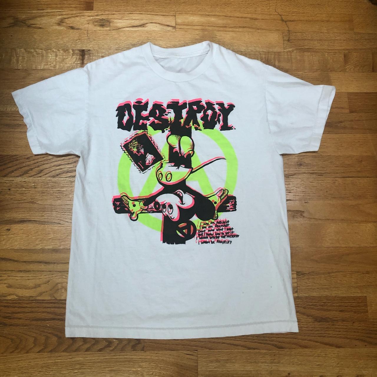 Mickey mouse outlet destroy t-shirt