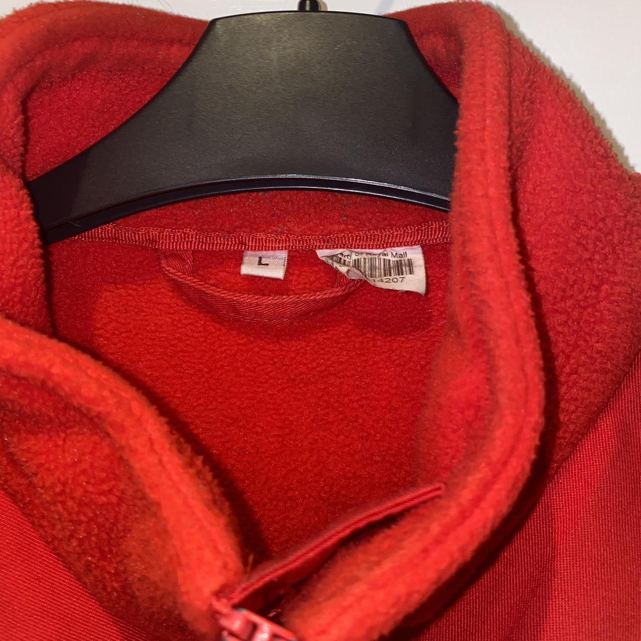 Royal Mail Jacket Red Good condition Mens Large Depop