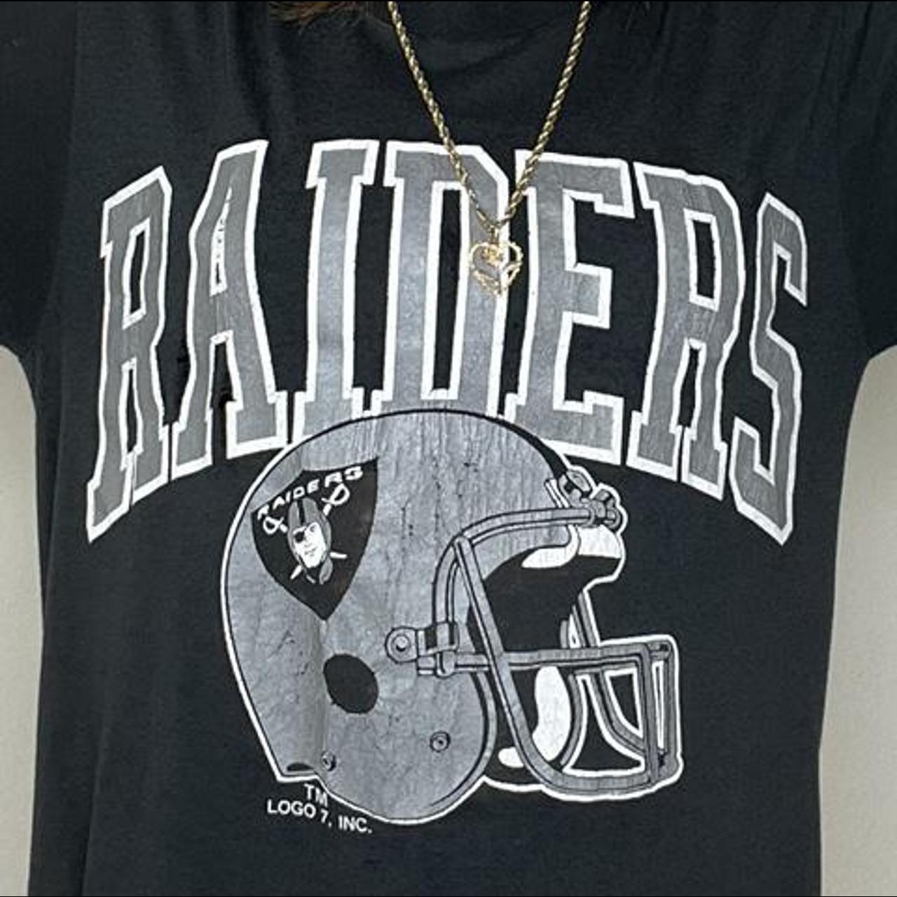 Vintage 1990s LA Raiders single stitch - Depop