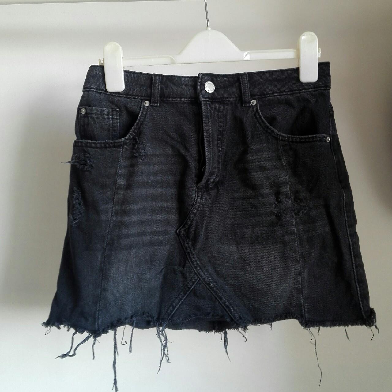 Black denim skirt miss selfridge best sale