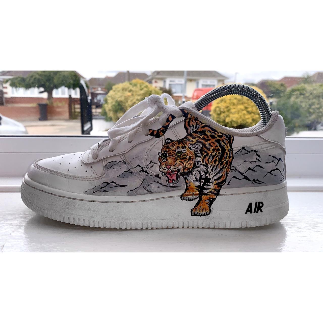 custom air force 1 tiger