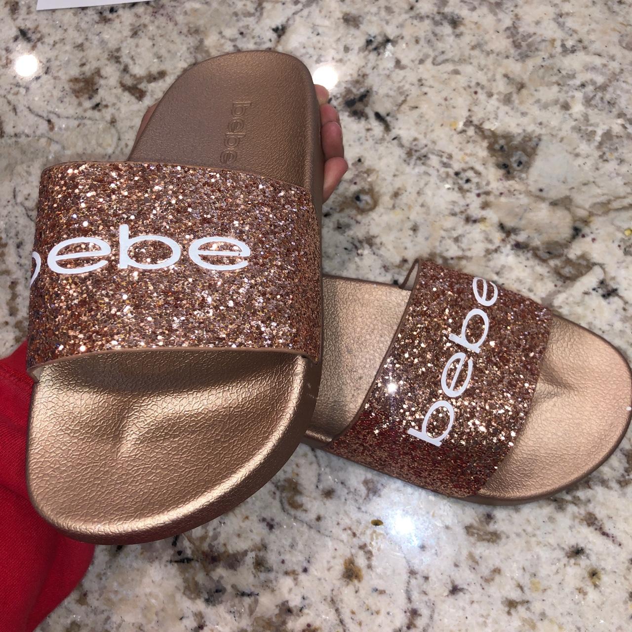 Bebe on sale slides pink