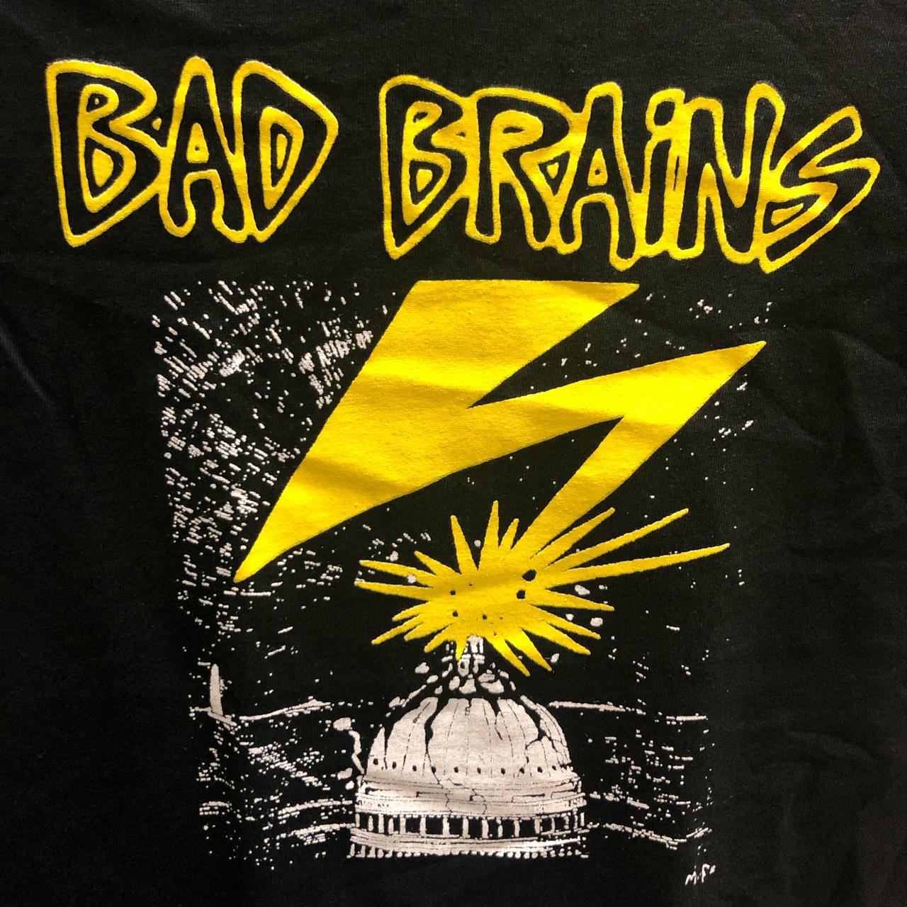 Politics Bad Brains Distressed Vintage Capitol Logo Sticker - Sticker  Graphic - Waterproof - Fade Resistant Die Cut