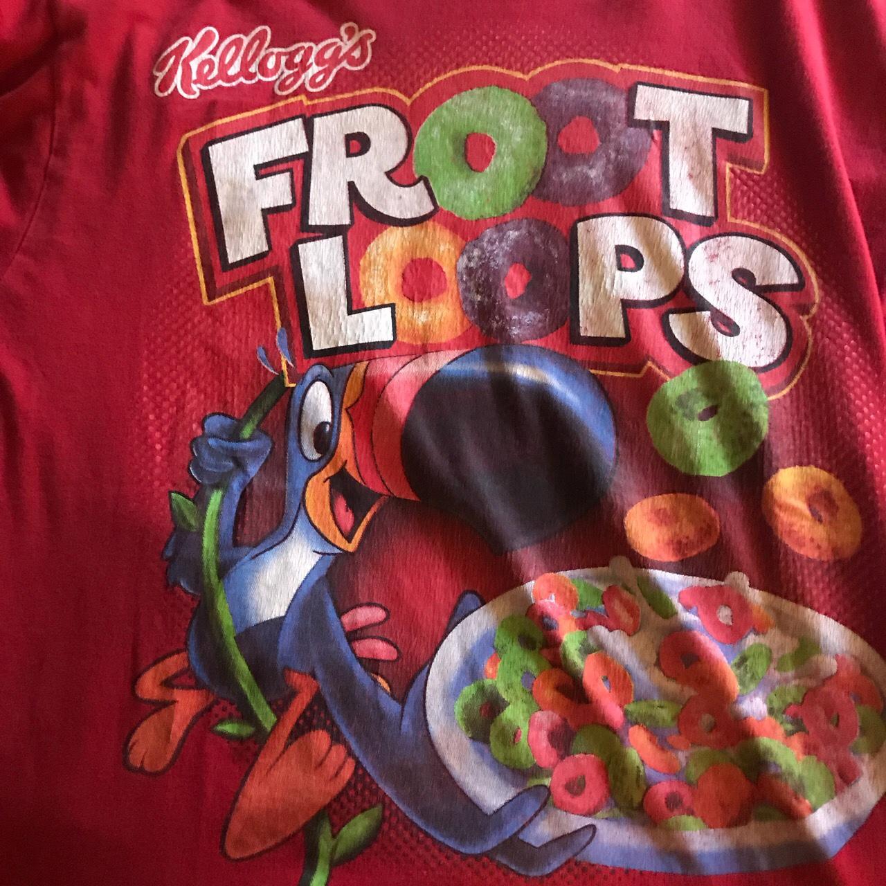 Vintage Bootleg Cereal Fruit Loops Tucan Sam... - Depop